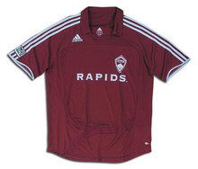 Official Colorado Rapids home 2008 soccer jersey