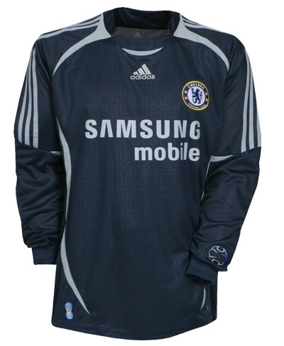 Chelsea 2006-2007 home grey and black jersey, goalkeeper