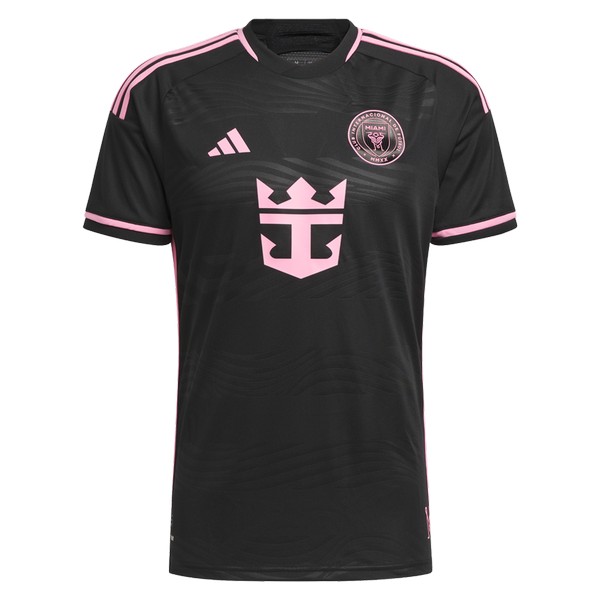 Inter Miami 2024 away black and pink jersey