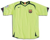 FC Barcelona 2007 2006-2007 third Jersey