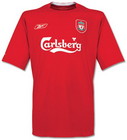 Liverpool 2005 2004-2005 home Jersey