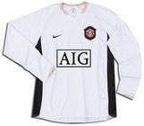 Manchester United 2007 2006-2007 away Jersey, long sleeve