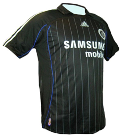 Chelsea 2006-2007 third black, blue and white jersey
