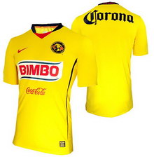 Official América home 2008-2009 soccer jersey