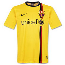 Official FC Barcelona away 2008-2009 soccer jersey