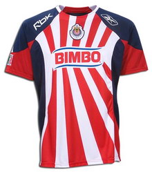 Official Guadalajara home 2008-2009 soccer jersey