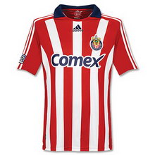 Official Club Deportivo Chivas home 2008 soccer jersey
