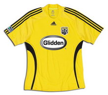 Official Columbus Crew home 2008 soccer jersey