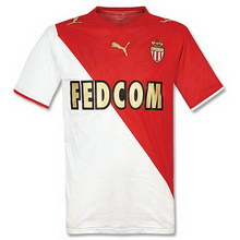Official AS Monaco FC home 2008-2009 soccer jersey