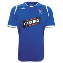 Official Rangers home 2008-2009 soccer jersey