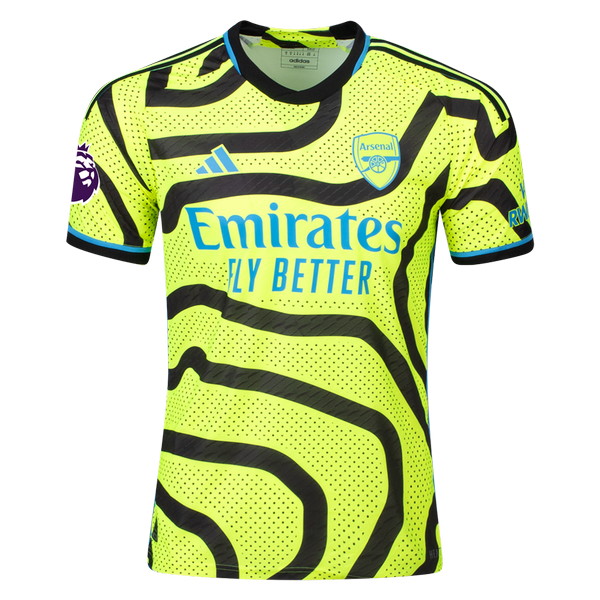 Arsenal 2023-2024 away green and black jersey