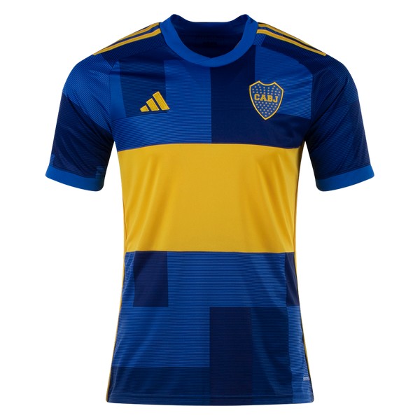 Boca Juniors 2023-2024 home blue and yellow jersey