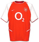 Arsenal 2004 2003-2004 home Jersey