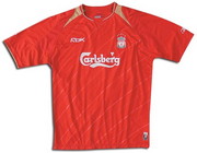 Liverpool 2006 2005-2006 home Jersey