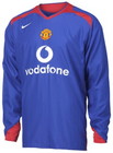Manchester United 2006 2005-2006 away Jersey, long sleeve