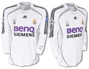 Real Madrid CF 2007 2006-2007 home Jersey, long sleeve