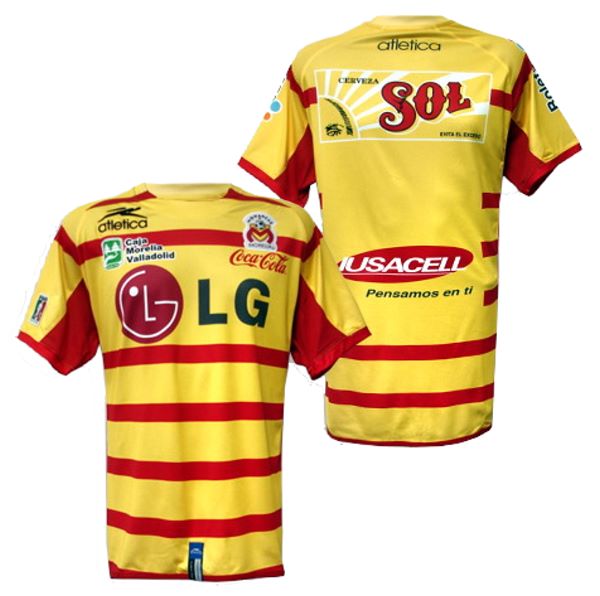 Morelia Jerseys 2006 clausura home soccer jersey picture.