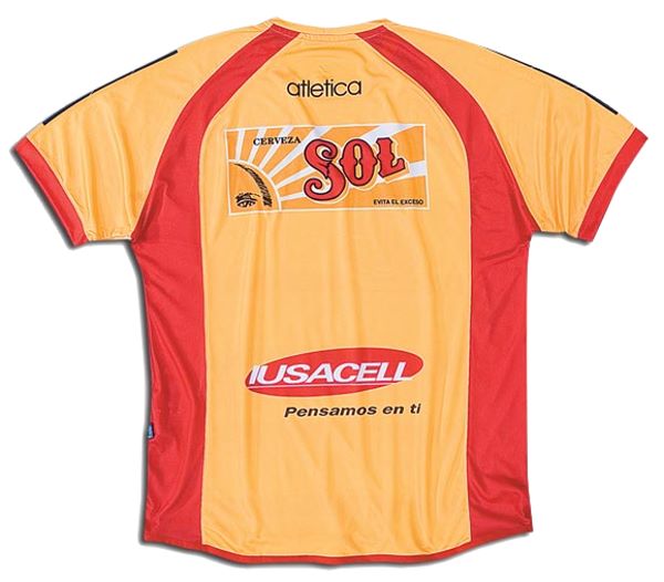 Morelia Jerseys 20062007 home soccer jersey picture.