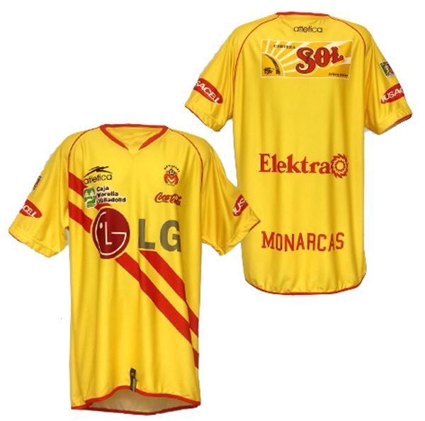 Morelia Jerseys 20072008 away soccer jersey picture.