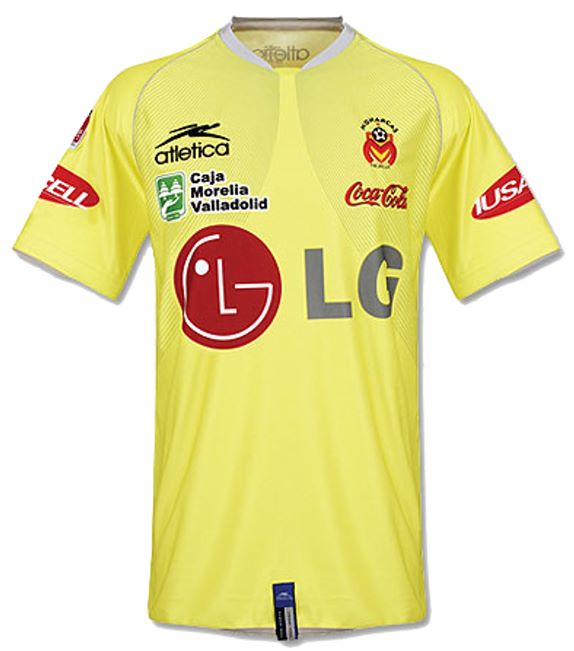 Morelia Jerseys 20072008 third soccer jersey picture.